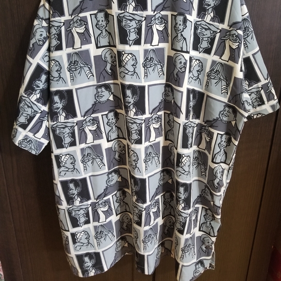 Platinum Fubu button up checkered shirt rare - Picture 2 of 5